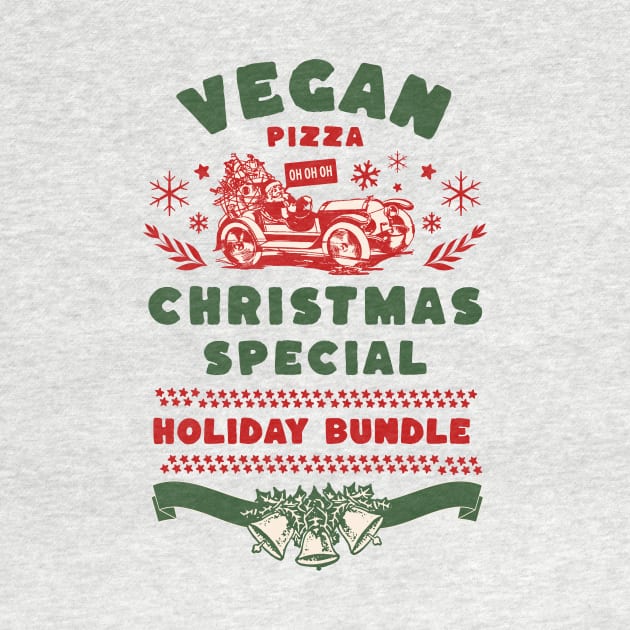 Vegan Pizza Christmas Special, Vegan Christmas 2023 by KindWanderer